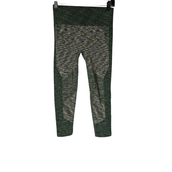 JoyLab Sz M Women's Green Marled Seamless Pull On Leggings Athletic Workout Gym - Picture 1 of 5